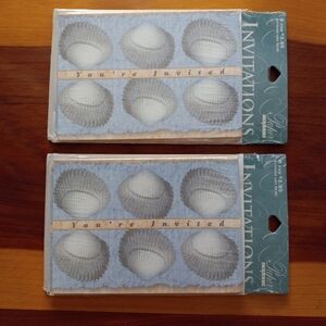 Seashell Beach Themed Party Invitations With Enveloped Pack Of 16 New